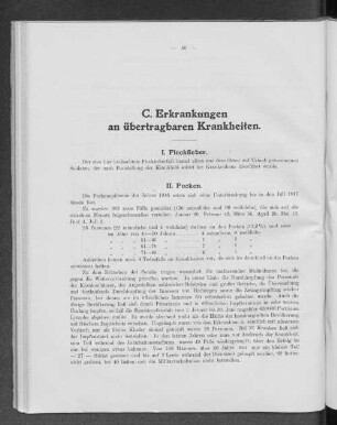 C. Erkrankungen an übertragbaren Krankheiten.