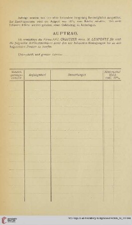 Auftragsliste