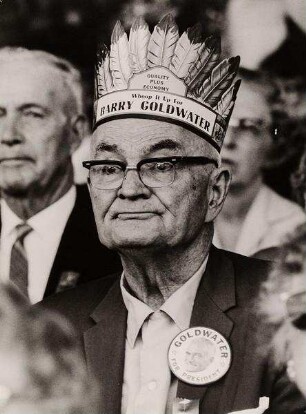 Anhänger von Barry Goldwater in Babbit, Indiana