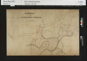 Grundstücksplan der Staatlichen Muldner Hüttenwerke