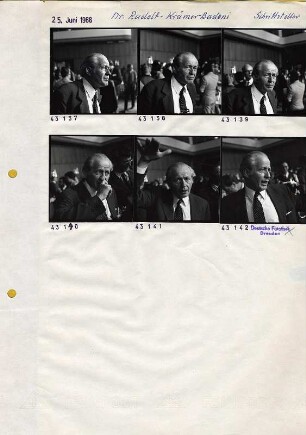 Portraitserie Rudolf Krämer-Badoni