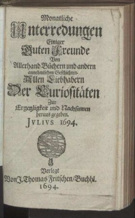 Julius 1694.