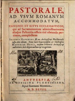 Pastorale ad usum romanum accomodatum