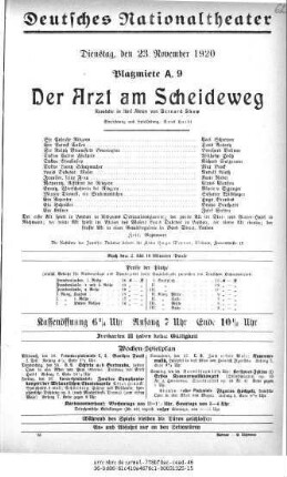 Der Arzt am Scheideweg