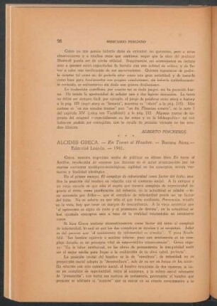 Alcides Greca: "En torno al hombre" [...]