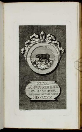 No. XX. Schwarzer Baer zu Hannover. - No. XXI. Rother Adler zu Hamburg.