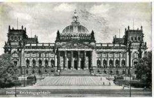 Das Reichstagsgebäude in Berlin