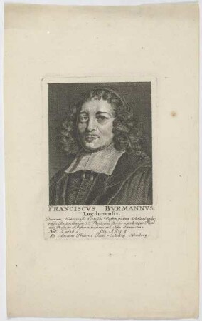 Bildnis des Franciscvs Bvrmannvs