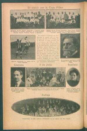 El match por la Copa Aldao