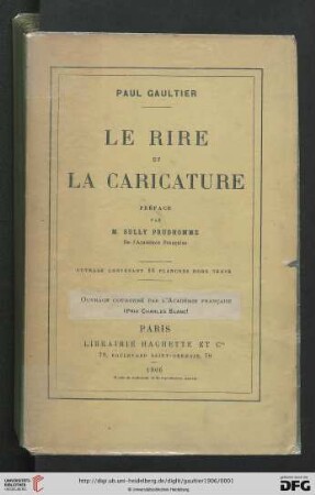 Le rire et la caricature