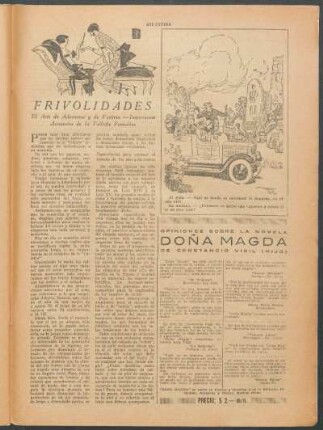 Opiniones sobre la novela Doña Magda de Constancio Vigil (Hijo)