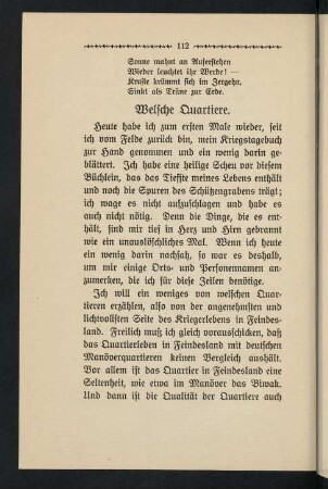 112-145, Welsche Quartiere