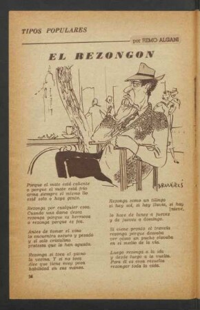 El rezongón : Tipos populares