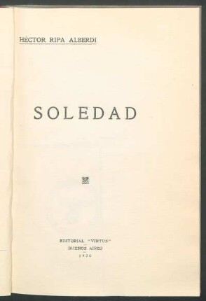 Soledad
