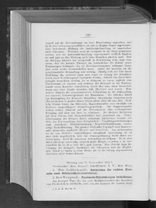 Sitzung am 17. November 1914.