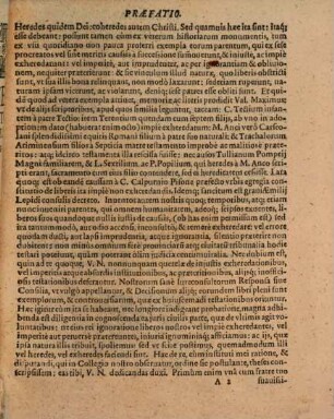De institutione, praeteritione, et exheredatione liberorum : theses ex iure civili collectae