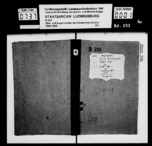 Amt Wachbach: Lagerbuch über Rengershausen