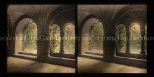 Kreuzgang und Innenhof im Kloster Unser Lieben Frauen, Magdeburg
