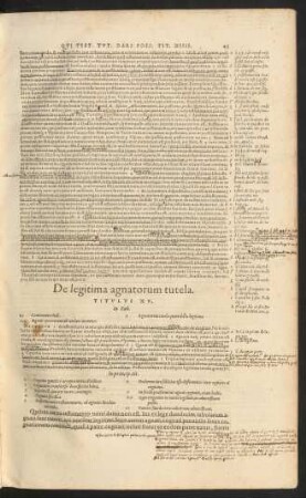 De legitima agnatorum tutels. Titulus XV.