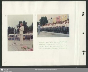 Konzert des Bergsteigerchores zur Dresdner Sportmesse im Ostragehege (Bild 1) : Ansagerin: Cornelia Nossek