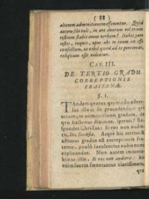 Cap. III. De Tertio Gradu Correptionis Fraternae.