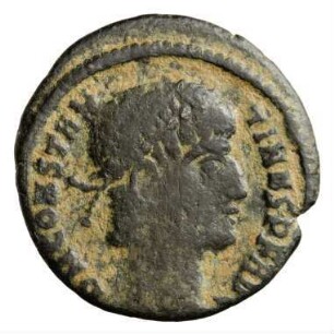 Münze, Follis, Aes 4, 09. September 337 bis Frühling 340 n. Chr.