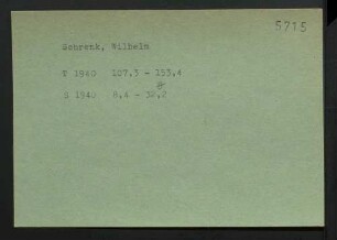 Schrenk, Wilhelm