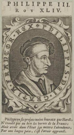Bildnis von Philippe III., König von Frankreich