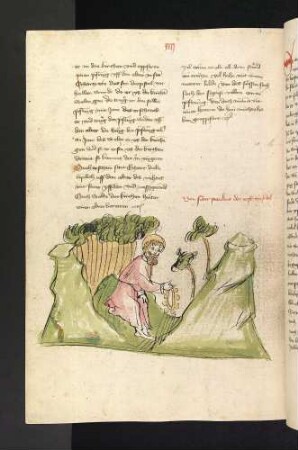 Der hl. Paulus von Theben als Einsiedler im Wald