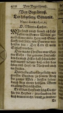 Vom Begräbnuß.
