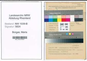 Entnazifizierung Maria Borgas , geb. 13.10.1897 (Lehrerin)