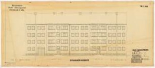 Wohnhausbebauung Orberstraße 3 - 7, Berlin-Wilmersdorf: Orberstraße 4, 4a: Straßenansicht 1:100