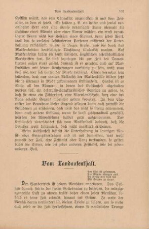 Vom Landaufenthalt