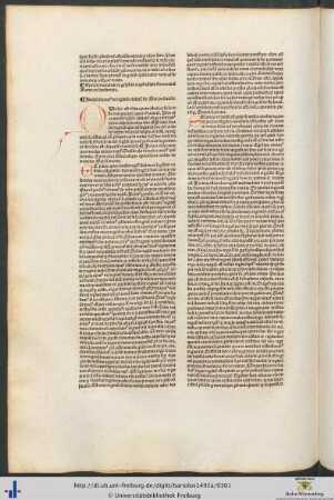 Tractatus de regimine civitatis secundum Bartolum de saxoferrato