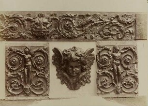 Musée de Cluny. Boiseries sculptées, XVI.e siècle.