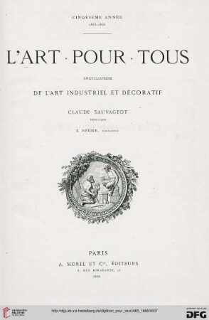 5: L' art pour tous: encyclopédie de l'art industriel et décoratif