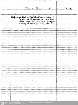 Clark, Josephine A.