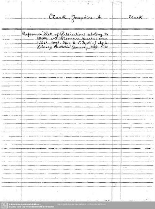 Clark, Josephine A.