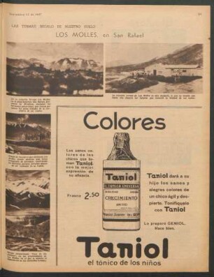 Los Molles, en San Rafael : Las termas: Regalo de nuestro suelo