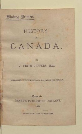History of Canada