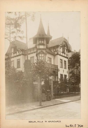 Villa, Berlin-Grunewald: Ansicht