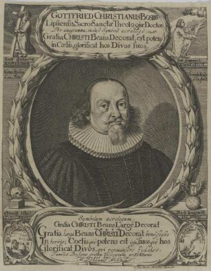 Bildnis des Gottfried Christianus Bosius