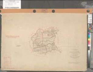 Übersichtskarte der Katastergemeinde Hiddenhausen (mit den Untergemeinden Hiddenhausen, Bermbeck, Bustedt, Eilshausen, Lippinghausen, Gut Oberbehme, Oetinghausen bzw. Ötinghausen, Schweicheln und Sundern)