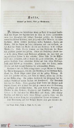 Hatto, Bischof zu Basel, Abt zu Reichenau