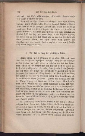 4. Die Unterwerfung der griechischen Städte.