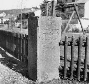 Wegweiserstein; Mossautal, Untere Siegfriedstraße