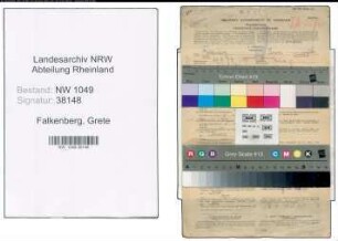 Entnazifizierung Grete Falkenberg , geb. 20.08.1897 (Postbeamtin)