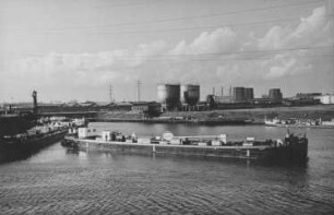 Hafen der Gelsenberg-Benzin AG/Rhein-Herne-Kanal 1953