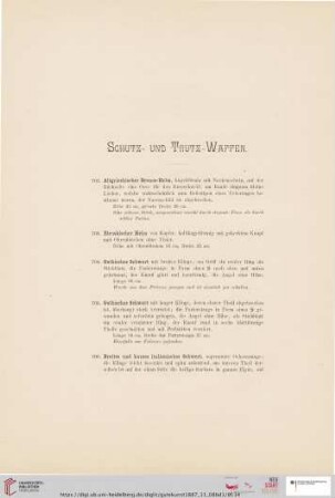 Schutz- und Trutz-Waffen (Nr. 702 - 836)