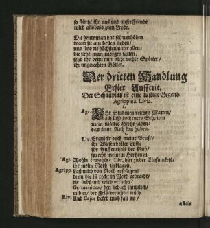 Der dritten Handlung